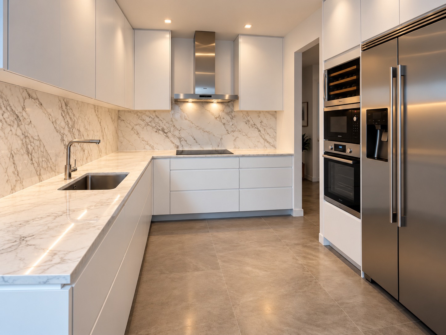 Detalle de la cocina renovada