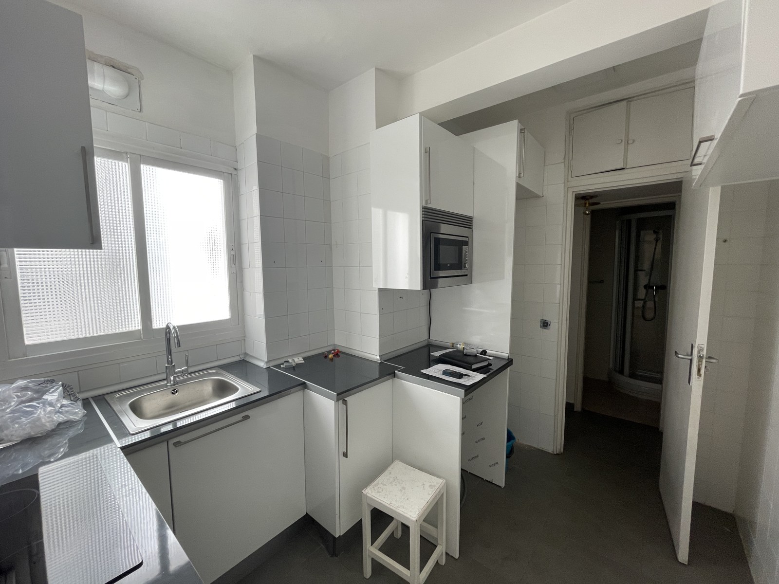 Cocina antes de la reforma en Conde de Casal