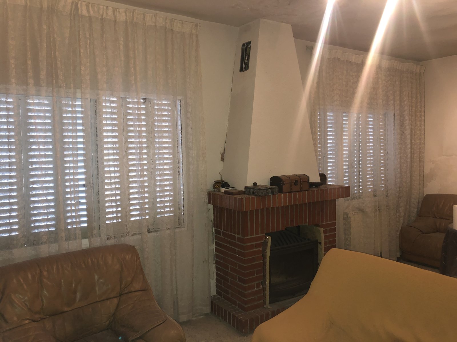 Salón antes de la reforma en Las Rozas